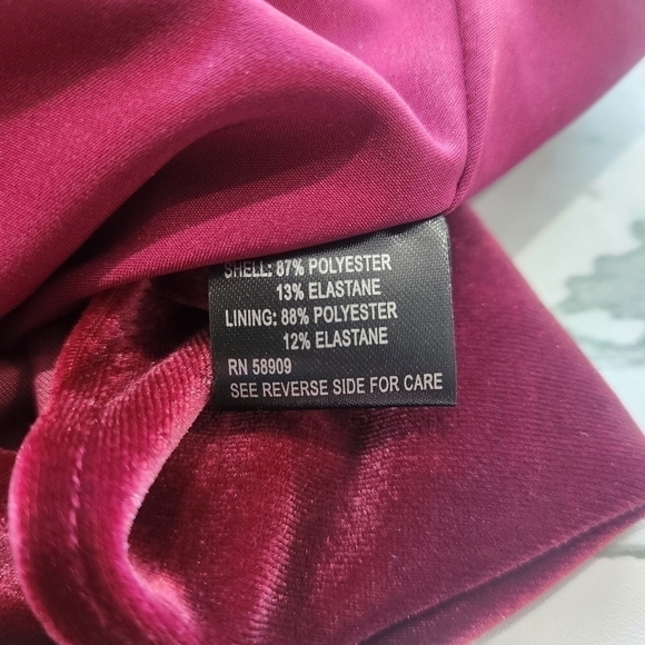 Gianni Bini Mariah 3/4 Sleeve Plunging V-Neck Velvet A-Line Dress Size 10 NWT - Picture 10 of 10